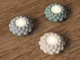 support à LED pour bougie chauffe-plat à bulles