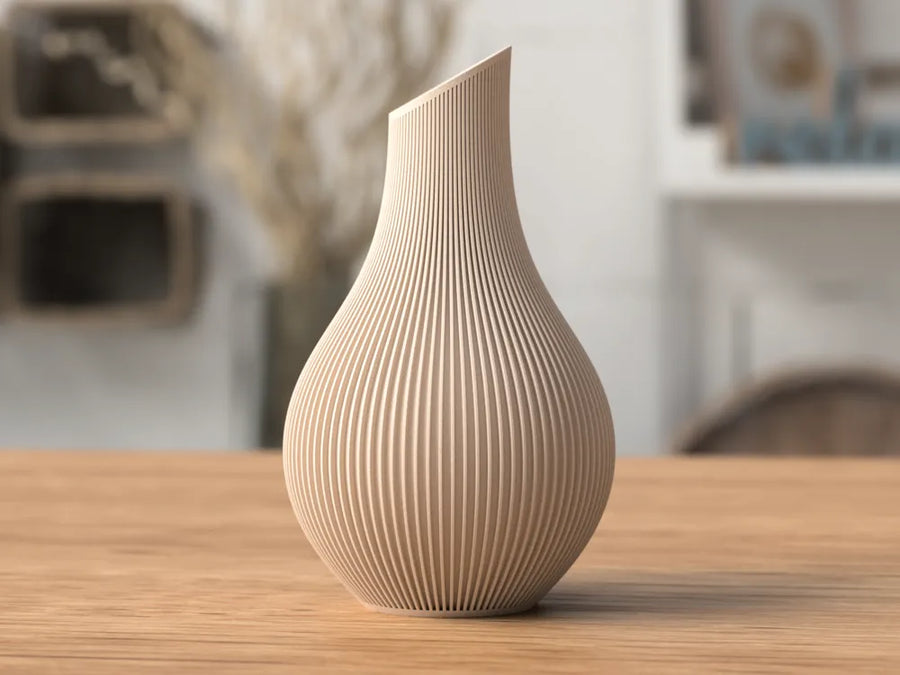 Vase Design Ondulé Minimaliste