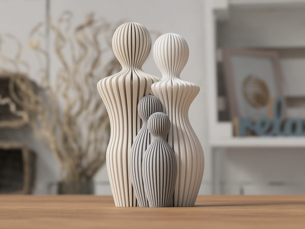 Statues de famille (1 - 5 enfants)