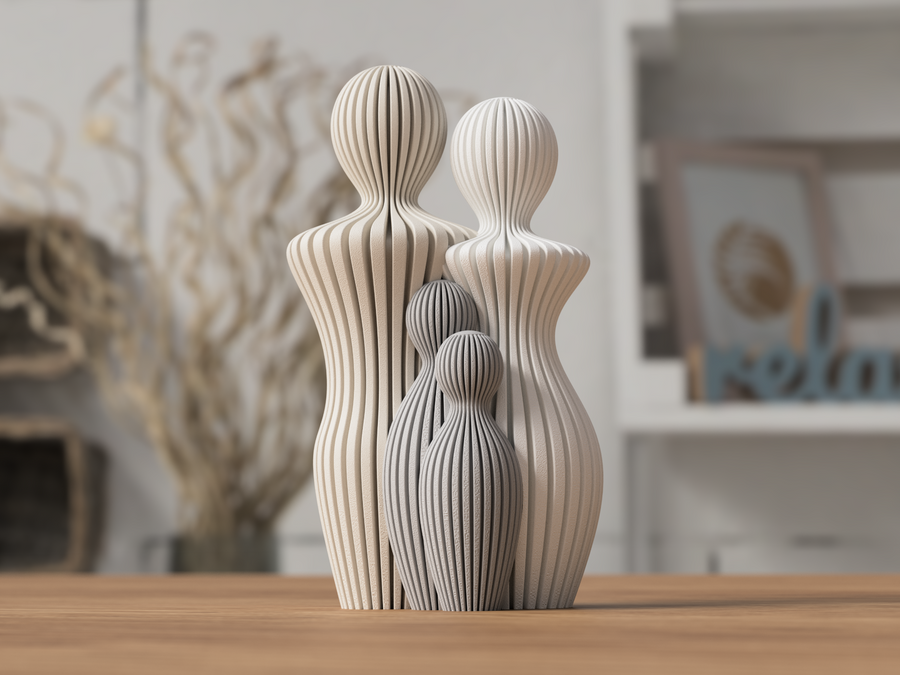 Statues de famille (1 - 5 enfants)