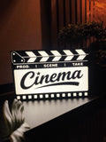 Lampe Cinéma LED creation, clap de film