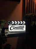 Lampe Cinéma LED creation, clap de film